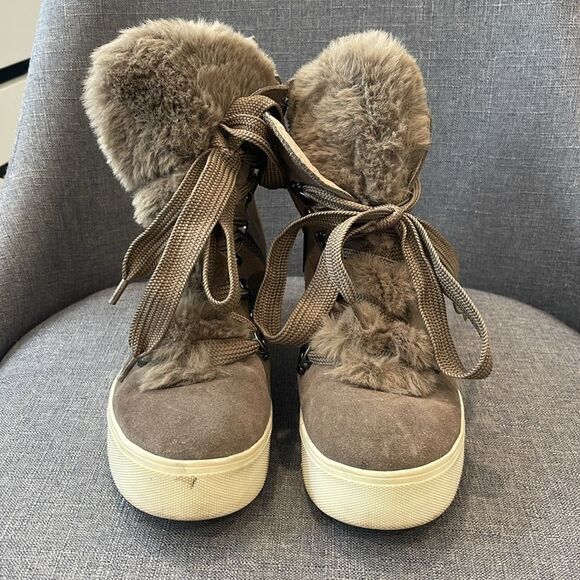 JSlides wedge booties (mushroom color) - 1/2 price presidents day sale!! - Picture 3 of 5